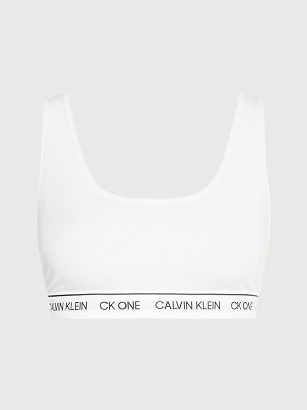 Calvin Klein USA CK One Recycled Womens Bra White 3279805-LT